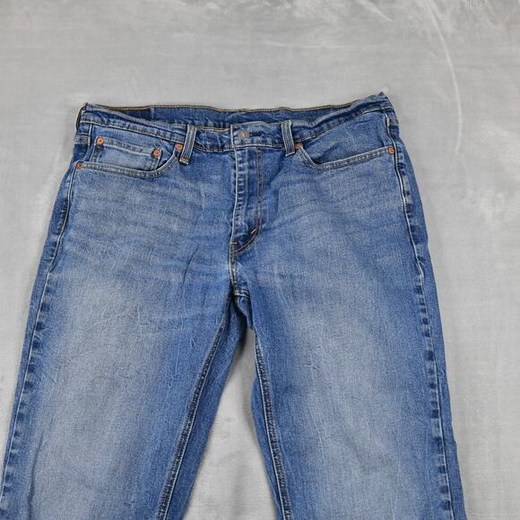 Levis Jeans 541 Mens 35x32 (33x30 Meas) Blue Denim - Picture 3 of 9